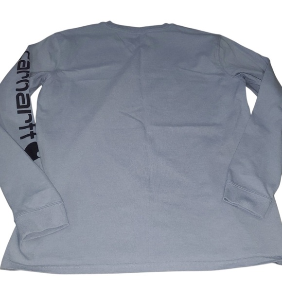 Carhartt Women’s Long Sleeve Workwear Logo Shirt Size M 8-10 - Picture 2 of 4